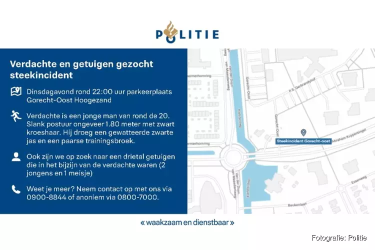 Getuigen gezocht steekincident parkeerplaats Hoogezand