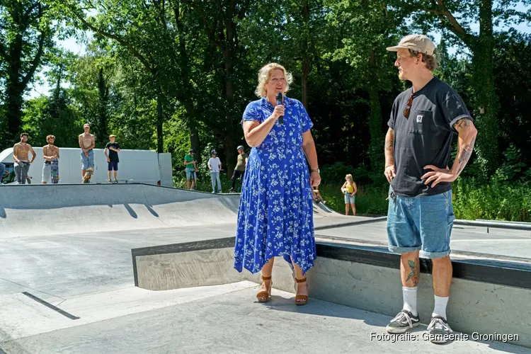 Skatepark in het Stadspark officieel in gebruik genomen