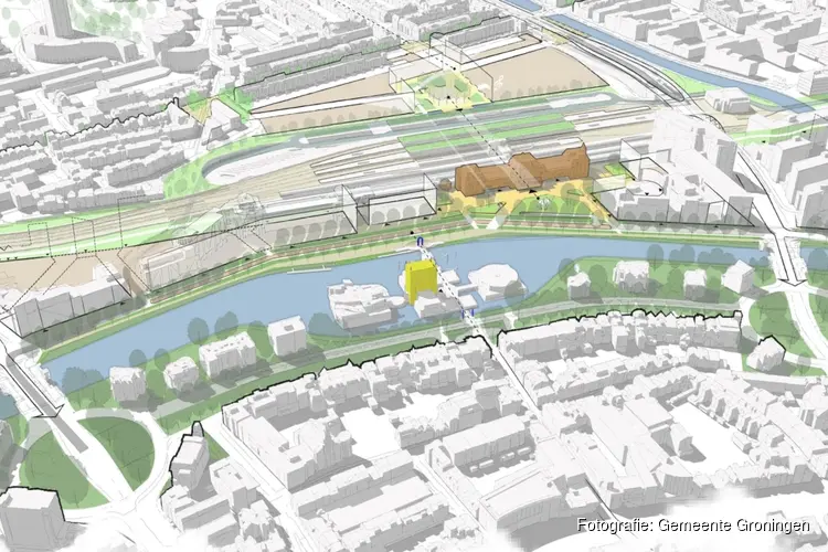 B&W stellen eerste schets op voor noordzijde Hoofdstation