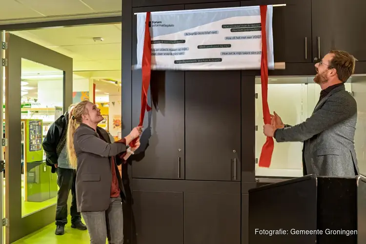 Drukbezochte en feestelijke opening van het Informatieplein Beijum